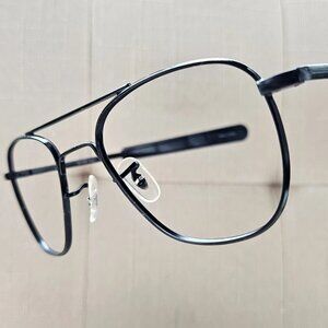 Capri Women Glasses Sunglasses Frame Black Tone Metal Eye Wear Eyeglasses